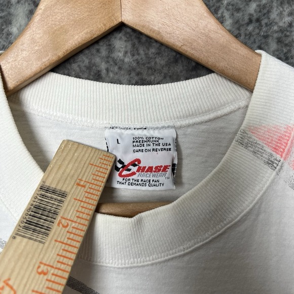 Vintage Nascar Shirt Mens Large Jeff Gordon AOP 90s Racing DuPont Front Back USA - Picture 4 of 8